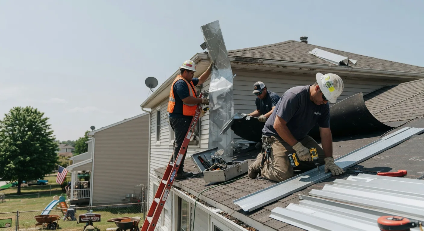 Storm Damage Metal Roof Repair in Lanark Village, FL